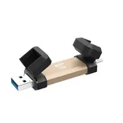 Silicon Power Ds72 Usb flash drive 1 Tb Type-A / Type-C 3.2 Gen 2 3.1 Gold  Sp001Tbuc3S72Vpg 4713436162544 Pamslpfld0083