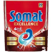 Somat Dishwash Cap Excellence 4In1 30Pcs  9000101808292
