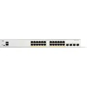 Switch Cisco Catalyst 1300 24-Port / Poe with 370W power budget 4 x 10G Sfp Uplinks  C1300-24Fp-4X 0889728521505