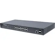 Switch Intellinet Network Solutions Gigabit zarządzalny 16X Rj45 Poe / 2 sloty Sfp 561198  0766623561198