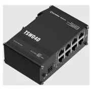 Teltonika Industrial Switch  Tsw040 Unmanaged Din rail mountable 10/100 Mbps Rj-45 ports quantity 8 Poe Power supply type 2-Pin industrial Dc power socket Tsw040000000 4779051841448