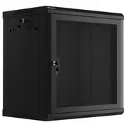 Lanberg Hanging cabinet 19 inches 12U 600X450 perforated doors Fpack black  Wf01-6412-23B 5901969439946 Nulagr12U000019