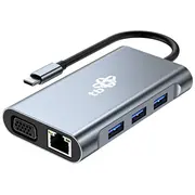 Tb Hub 8In1  Usb C Hdmi x2 Vga Rj45 Pd Aktbxva8W1Uhvrj 5902002227049