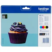 Tusz Brother  tuszy oryginalnych Lc123Valbp Cyan, magenta, yellow, black 5014047563225 853692
