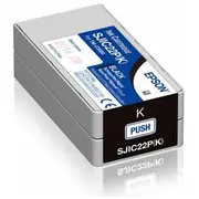 Tusz Epson C33S020601, Sjic22P Black  C33S020601 4988617161689