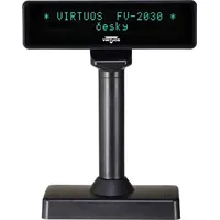 Virtuos Vfd zákaznický displej Fv-2030B 2X20 9Mm, l, černý  Ejg1005 8594182291377
