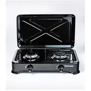 Countertop Hob Gas Ravanson K-02Tb Black 2 zones  5902230901407 Agdravktu0012