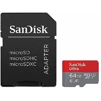 Sandisk Ultra microSDHC  64Gb 140Mb/S.adapt.sdsquab-064G-Gn6Ia Sdsquab-064G-Gn6Ia 0619659200039 753125