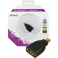 Av Deltaco Displayport Mini -  Mdp-Dp adapter 7340004679561