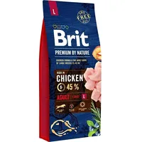 Brit Premium by Nature Adult Large Chicken - dry dog food 15 kg  Amabezkar3528 8595602526468