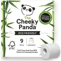Cheeky Panda Chusteczki,  toaleto Papier Owy Bambusowy Trzywarstwowy 9 - Chp00806 5060561630806