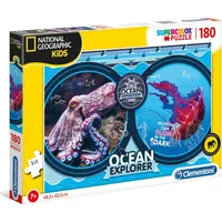 Clementoni Puzzle 180  National Geographic Kids Ocean Expeditio Gxp-725404 8005125292059