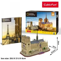 Cubicfun Puzzle 3D National Geo Notr Dame De Paris  306-Ds0986 6944588209865