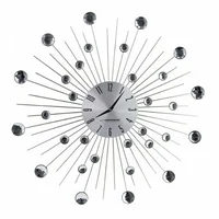 Esperanza Ehc002 wall clock Mechanical Round Stainless steel  5901299929209 Urpespzgr0002