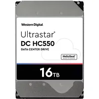 Western Digital Hdd Server Wd/Hgst Ultrastar Dc Hc550 3.5, 16Tb, 512Mb, 7200 Rpm, Sata 6Gb/S, 512N Se Np3, Sku 0F38462  Wuh721816Ale6L4