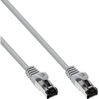 Inline Patch Cable S/Ftp Pimf Cat.8.1 halogen free 2000Mhz grey 1M  78801 4043718287338