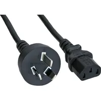 Kabel  Inline Power cable, Australia to 3Pin Iec C13, black, 5,0M 16655D 4043718264780
