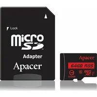 Karta Apacer Secure Digital Microsdxc 64 Gb Class 10 Uhs-I/U1  Ap64Gmcsx10U5-R 4712389912626