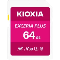 Karta Kioxia Exceria Plus Sdxc 64 Gb Class 10 Uhs-I/U3 V30 Lnpl1M064Gg4  4582563851597