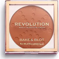 Makeup Revolution Puder w kamieniu Bake  Blot Orange 738412 5057566078412