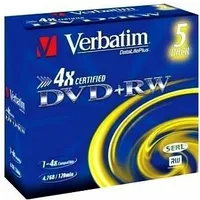 Verbatim DvdRw 4.7 Gb 4X 5  43229 0023942432296