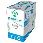 A-Lan Kiu6Pvc305 networking cable Grey 305 m Cat6 U/Utp Utp  5901738551398 Sieaankab0025