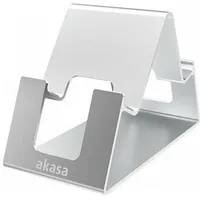 Akasa Astojan Aries Pico, hliníkový stojan pro mobil a tablet, stříbrná  Ak-Nc061-Sl 4710679550671