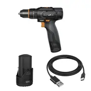 Batavia B.v. 12V Cordless Combi Drill - Fixxpack 2.0 Set Incl. 2.0Ah Battery  Usb-C charging Cable 7065261 8721139742112