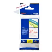 Brother Tapes Tze252 24Mm white/red  4977766685467
