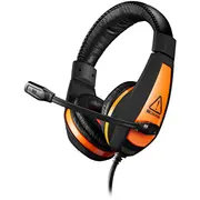 Canyon  Star Raider Gh-1A, Gaming headset 3.5Mm jack with adjustable microphone and volume control, 2In1 adapter, cable 2M, Black, 0.23Kg Cnd-Sghs1A 5291485006846