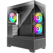 Case Xilence Xg172 Miditower product features Fan control panel/Transparent panel Not included Colour Black  4044953504082