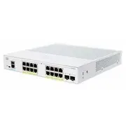 Cisco switch Cbs250-16P-2G-Uk, 16Xgbe Rj45, 2Xsfp, fanless, Poe, 120W - Refresh  Cbs250-16P-2G-Uk-Rf 889728493895