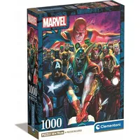 Clementoni Puzzle 1000  Compact Marvel The Avengers Gxp-910355 8005125399154