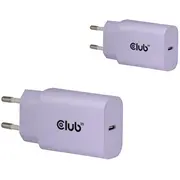 Club 3D Club3D Lifestyle Ladegerät Usb-C 30Watt, 2Stk  lila retail Cac-3025 8719214473440