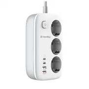 Colorway  zasilająca olorWay 3 a/2USB 2 Type C 65W 2M Cwche34Pdw Cw-Che34Pdw 4823108623010