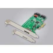 Dawicontrol Pcie 2.0 x1 - 2X Sata 3  eSATA Dc-610E Raid Retail 4027377326102
