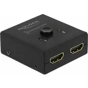 Delock Switch bidirektional Hdmi 2 - 1 4K 60Hz kompakt  64072 4043619640720