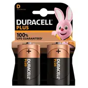 1X2 Duracell Plus Mono D Mn1300 Lr20 1,5V  147299 5000394141988 865587