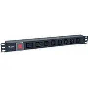 Equip Steckdosenleiste 191He8Fach Iec C20 1.8M Alu. Sch  333316 4015867236406
