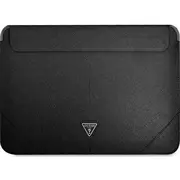 Etuitablet Guess Sleeve Gucs14Psatlk 13/14  /Black Saffiano Triangle Logo 3666339039868