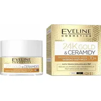 Eveline Cosmetics 24K GoldCeramidy Skoncentrowany Krem Głęboko Odżywczy 70 50Ml  5903416055136