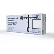 Gembird Ma-D2-01 monitor mount / stand 81.3 cm 32 Desk Black  8716309126076 Tvagemuch0029