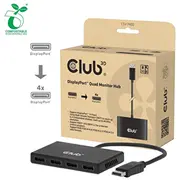 Hub Usb Club 3D hub Mst Multi Stream Transport Displayport 1.44X Displayport, Quad monitor, 4X 4K30Hz, 8K30Hz  Csv-7400 8719214473679