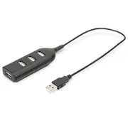 Digitus  Usb 2.0 Hub, 4-Port, Bus Powered 4 X A/F At Connected Cable Ab-50001-1 Hub 4016032285373