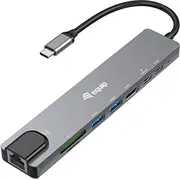 Hub Usb Equip  Usb-C - Hdmi.gbe.3Xusb3.2 Gen1.Sd/Tf.pd 100W 133497 4015867239735
