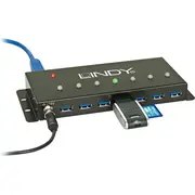Hub Usb Lindy 7X Usb-A 3.0 43128  4002888431286