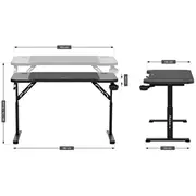 Huzaro Hero 2.6 gaming desk Black  Hz-Hero 5903796015737 Gamhuzsto0057