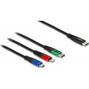 Kabel Usb Delock Usb-C -  micro-B Lightning 1 m 86596 4043619865963