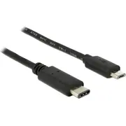 Kabel Usb Delock Usb-C - microUSB 1 m  83602 4043619836024