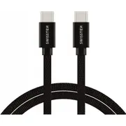 Kabel Usb Swissten Usb-C - 1.2 m  Sw-Qu-Typc-3.1-Bk 8595217455962
